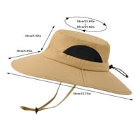 Twifer Fashion Men Outdoor Sunshade Leisure Fisherman's Hat Mountaineering Fishing Hat Защита на слънцето и ултравиолет, Big Hat Brim