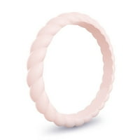 До 65% разстояние пръстен за жени момичета мода Силиконови Дамски пръстени Дамски Силиконови сватбени пръстени подготовка бижута подарък на клирънс