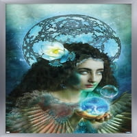 Jena Dellagrottaglia: Cosmic Zodiac - Aquarius Sall Poster, 14.725 22.375 рамки