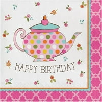 Парти твореци чай време честит рожден ден обяд салфетки, CT