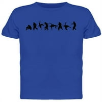 Тениска на улични танцови силуети мъже -изображения от Shutterstock, мъжки малки