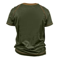 Дрехи за мъже Мъжки тренировки дрехи Мъжки тениска Raglan Retro с къс ръкав Кръгла шия за печат печат върхове