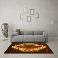 Ahgly Company Indoor Rectangle Персийски жълти традиционни килими, 2 '3'