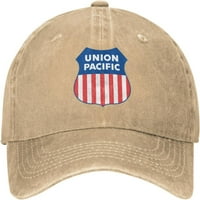 Съюз Пасифик железопътна Деним камион шапка Бейзболна шапка за мъже или жени каубой
