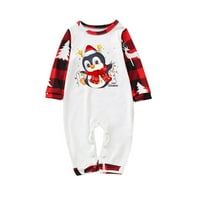 Есенно разрешение Продажба Модерна коледна печат Семейство Европейски и американски пижами родител-дете костюм деца коледно семейство пижами съвпадащи комплекти MA653