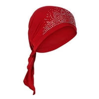 Загуба памучен шал тюрбан коса мюсюлманска шапка жени глава разтягане бейзболни шапки