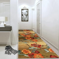 Традиционен дълъг килим коридор пътека килим не хлъзгане килим пътеки за коридор кухня вход дължина дебелина