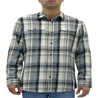 Мъжка карирана фланелена риза Бърнсайд, размери с-2ХЛ